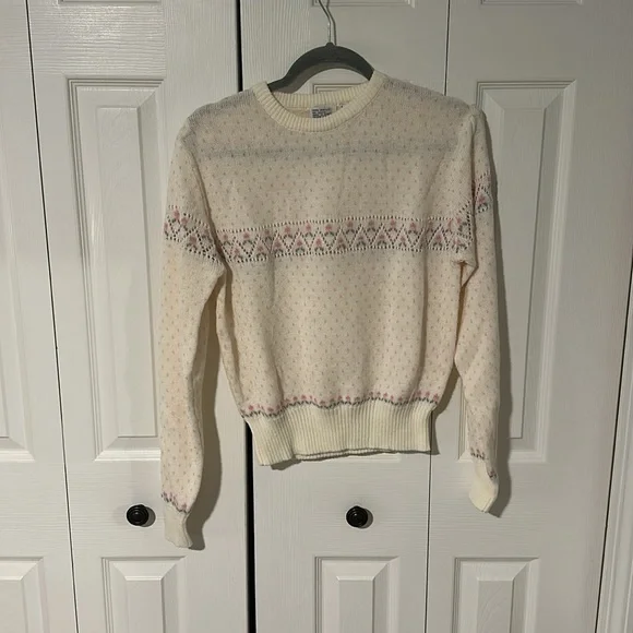 Vintage 70’s 80’s sweet floral sweater - Picture 4 of 7